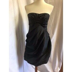 Romeo + Juliet Couture Strapless Black Formal Dress Size Large (10-12) - EUC